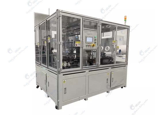 Zylinderförmiges Zellform-Rundzelle-Satz-Fließband Lithium Ion Battery Production Line