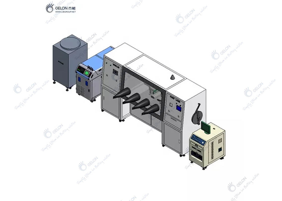 Zylinder-Batterie-Tab Welding Machine Lithium Battery-Forschungs-Zylinder-Zelle Tab Laser Welder