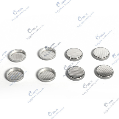 Münzen-Zellfälle Mesh Button Battery Case Lithiums Ion Battery Materials SS304 SS316