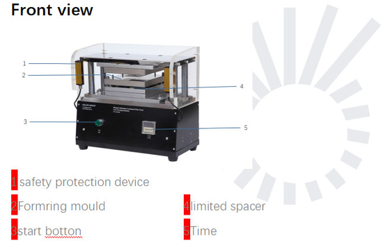 Halb Selbstbeutel-Zellpilot Line Laboratory Al Laminated Film Machine