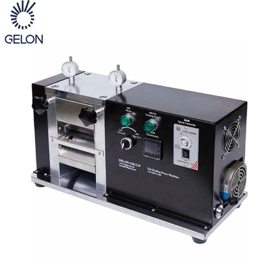 Labortischplattenbatterie-Elektroden-manuelle Rollen-Pressmaschine-Batterie-Forschung