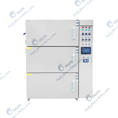 Drei Schichten GELON staubsaugen Oven Pouch Cell Assembly Equipment-volles automatisches